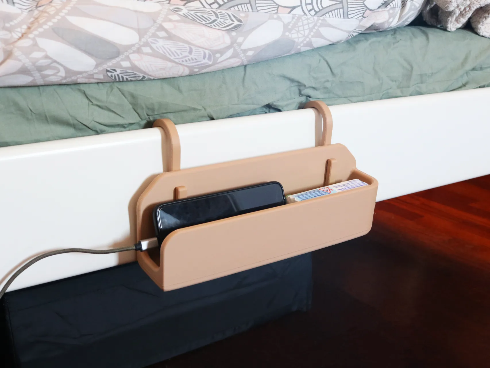 Bedside Hook-On Storage Box